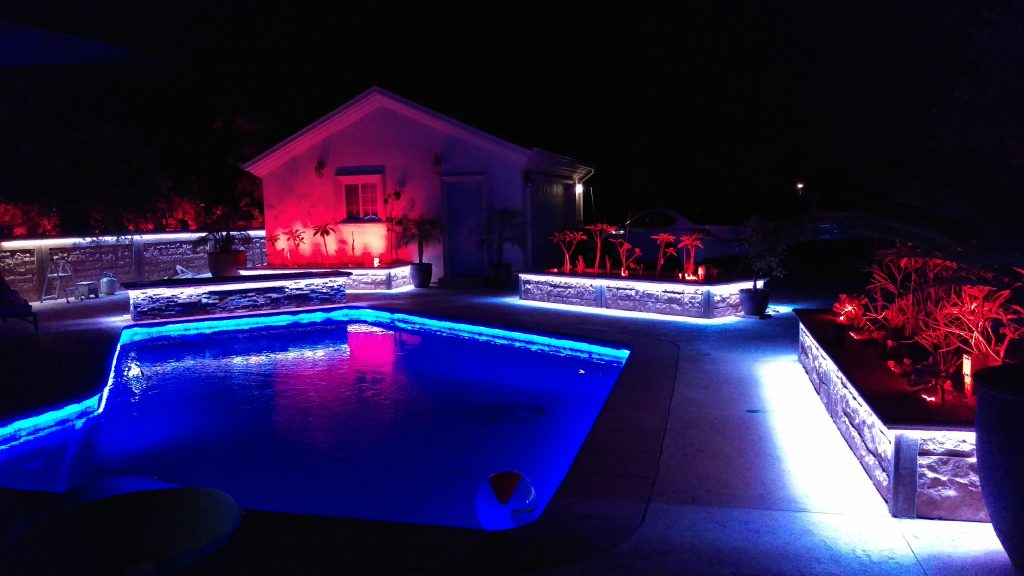 Pool LED Lighting DMX Controlled Solutions Adaptable with Pentair